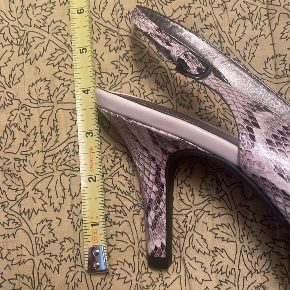 NIB BANDALINO Black Gray and Cream Snakeskin Patterned Shoes - Picture 7 of 9